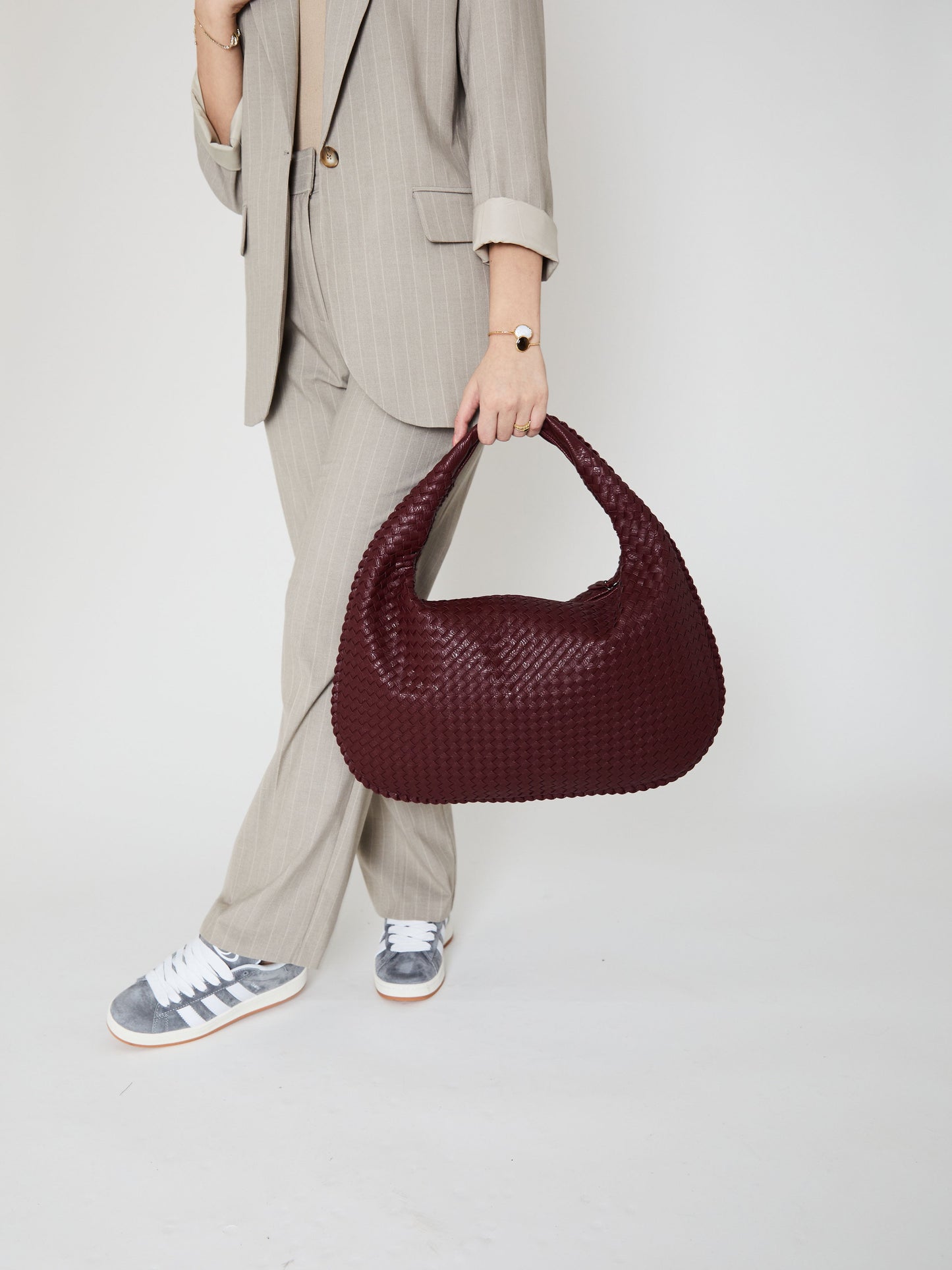 Burgundy Everyday Shoulder Bag
