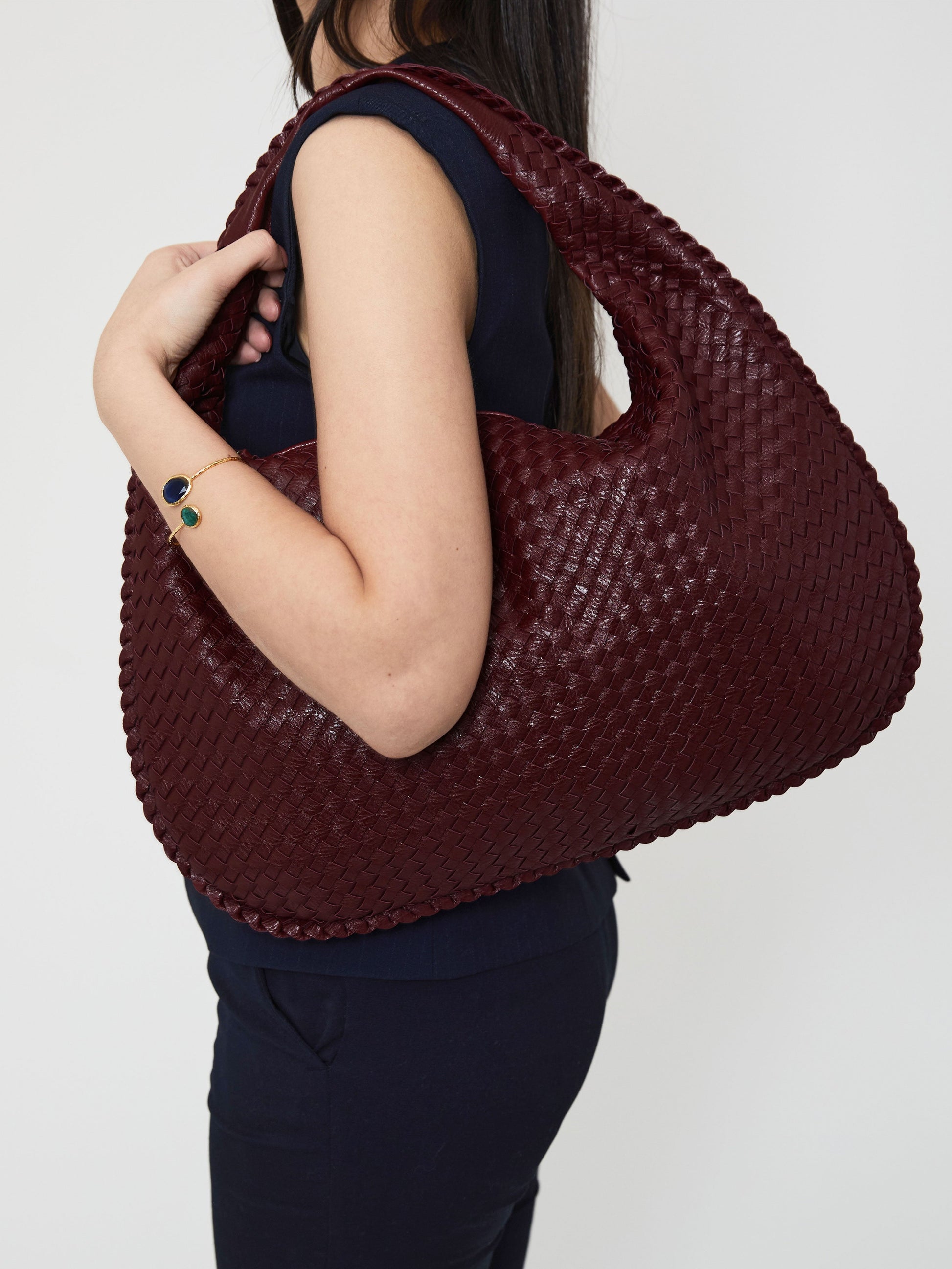 Burgundy Everyday Shoulder Bag