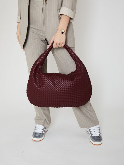Burgundy Everyday Shoulder Bag