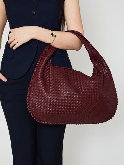 Burgundy Everyday Shoulder Bag