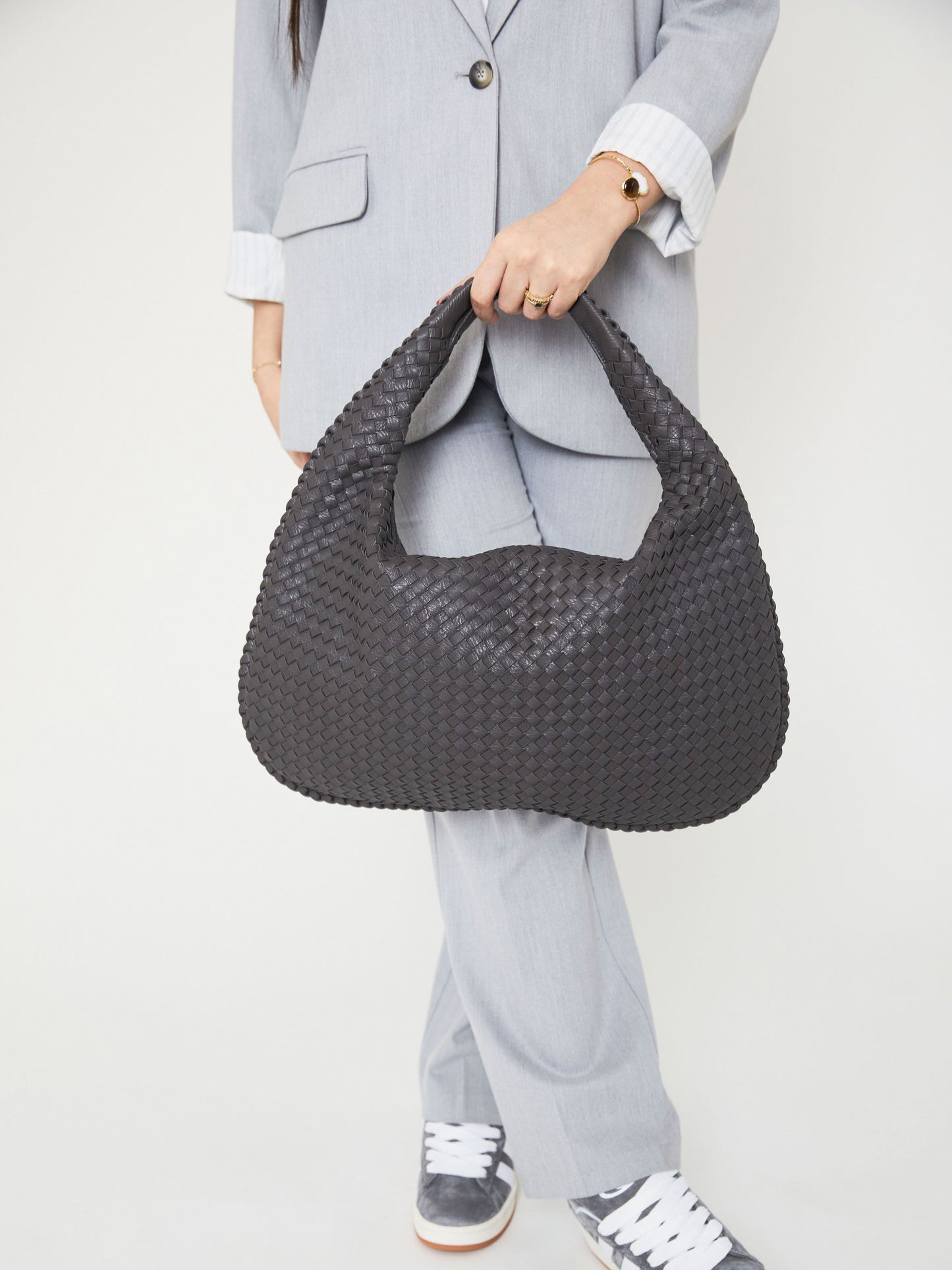 Dark Grey Everyday Shoulder Bag