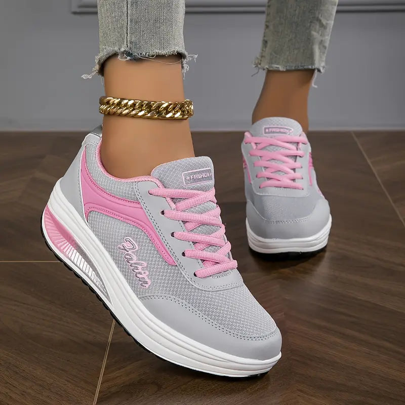 Orthopaedic Women's Everyday Colour Trainers Pink