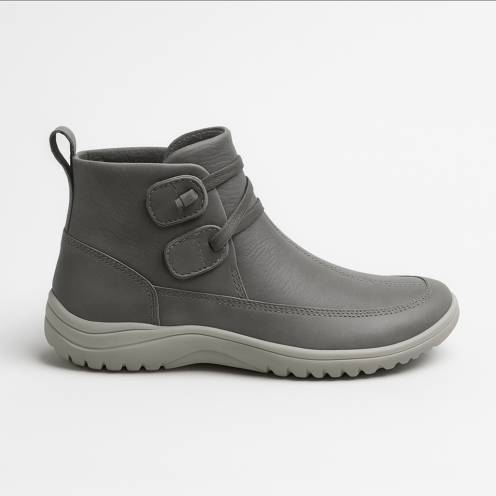 Orthopaedic Women's Mid-Top Leather Boots