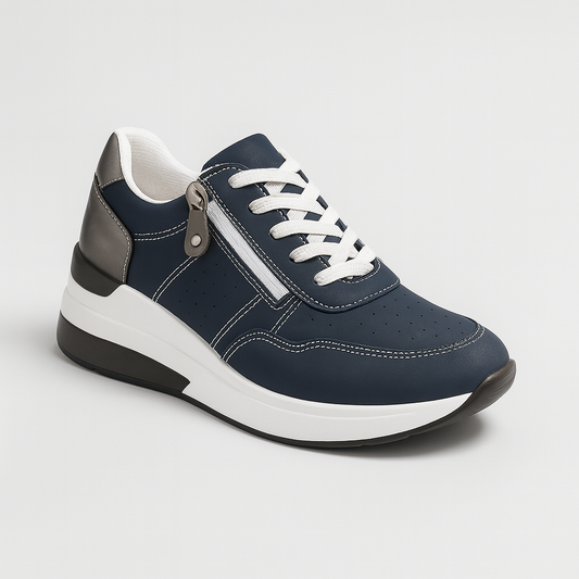 Women's Orthopaedic Denim Style Sneakers Blue