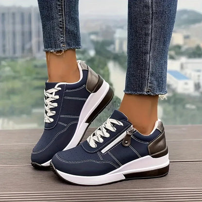 Women's Orthopaedic Denim Style Sneakers Blue