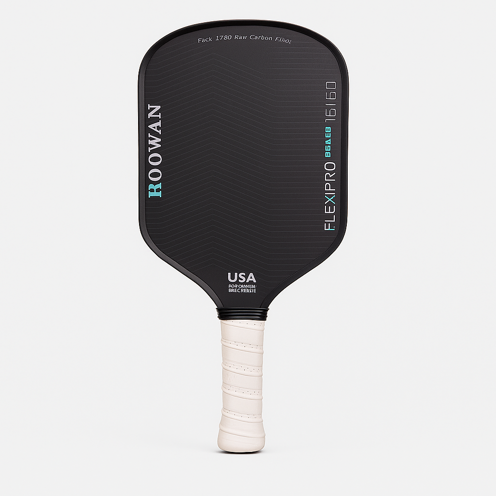 Pickleball Paddle Thermoformed T700 Carbon Fiber Rough Surface Pickle Ball Racket 16MM Polymer Honeycomb Core
